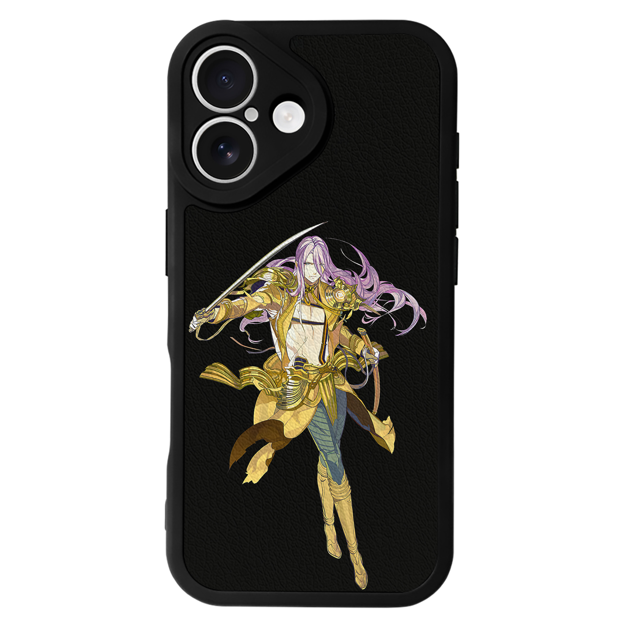（画像用） 刀剣乱舞 Touken Ranbu 【iPhone 16シリーズ対応】シリコンスマホケース（レザー調） 材質：シリコン